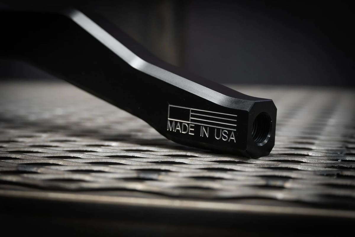 HCR Suspension Can-Am Maverick X3 72" Anodized Black High Clearance Billet Radius Rod Set