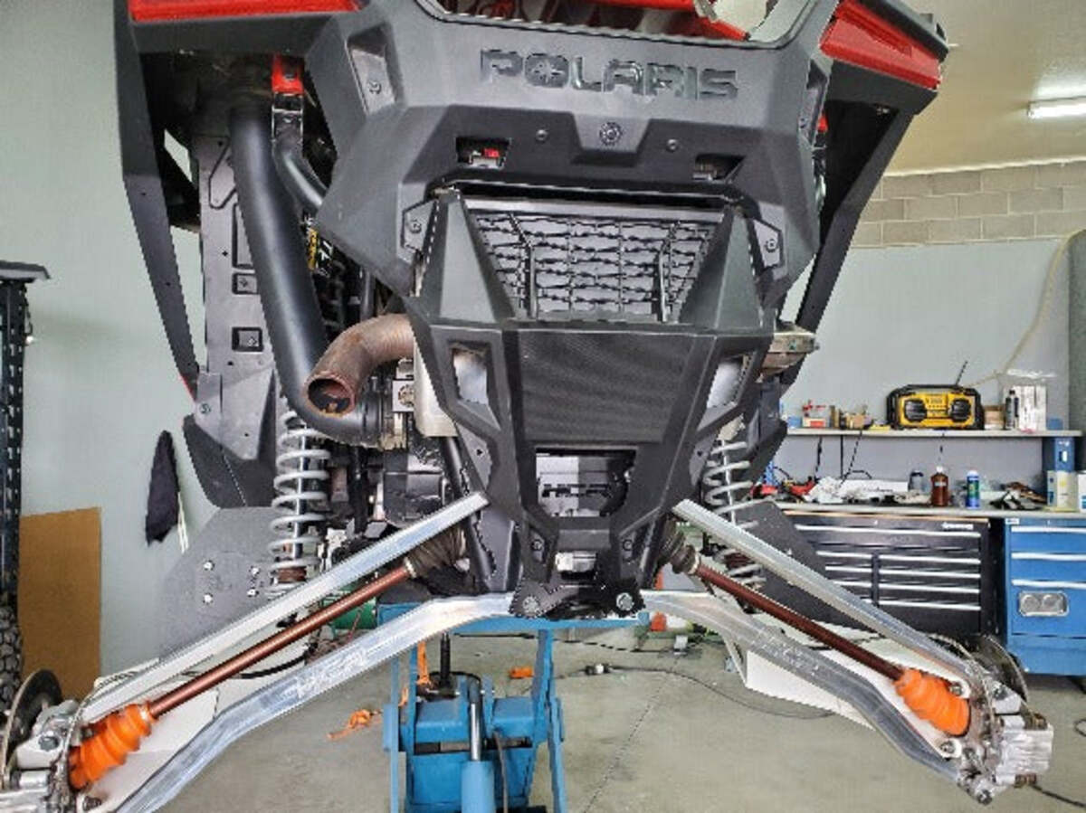 HCR Suspension Polaris RZR Pro XP Radius Rod Back Plate