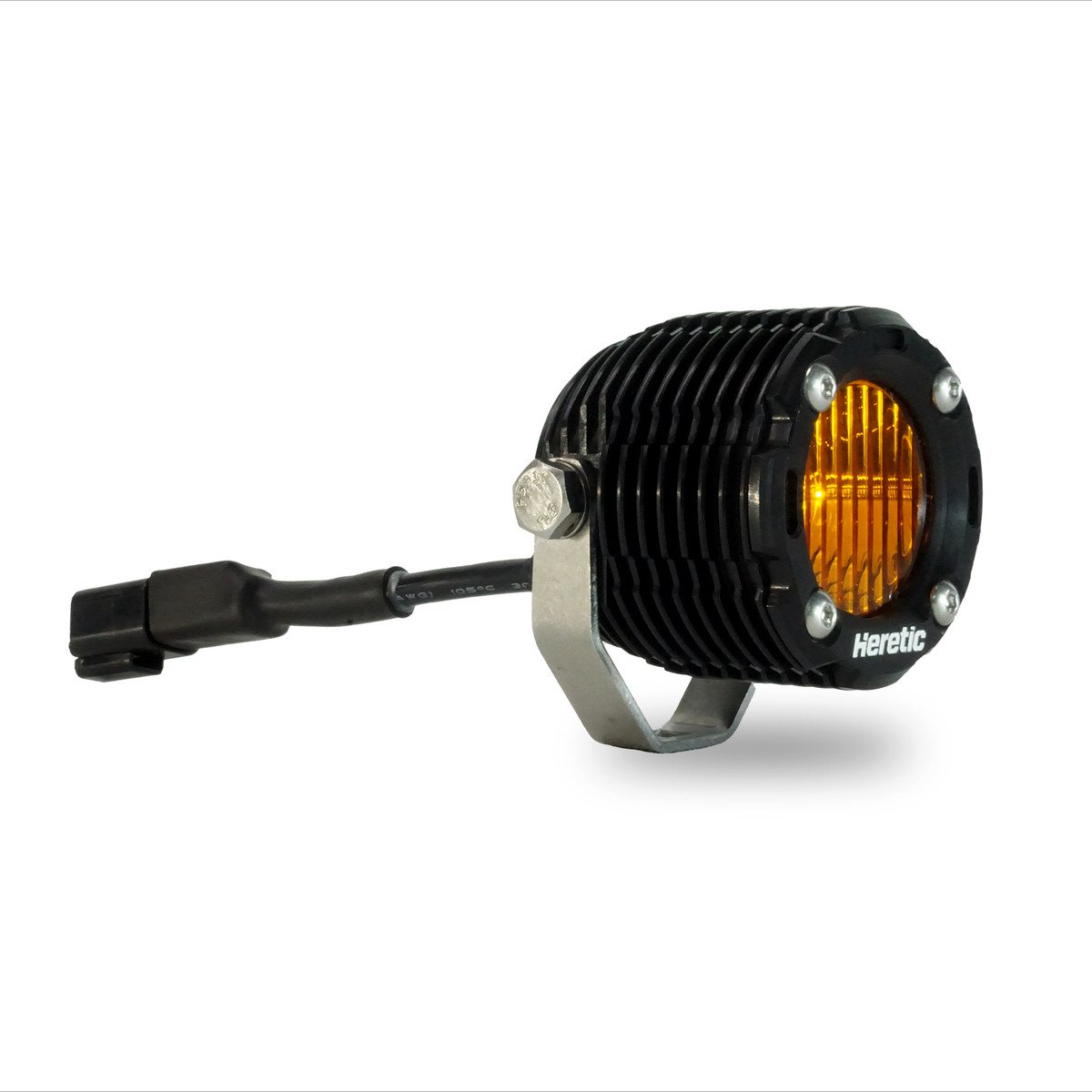 Heretic Studio BA-1R Amber LED Pod Light - Single
