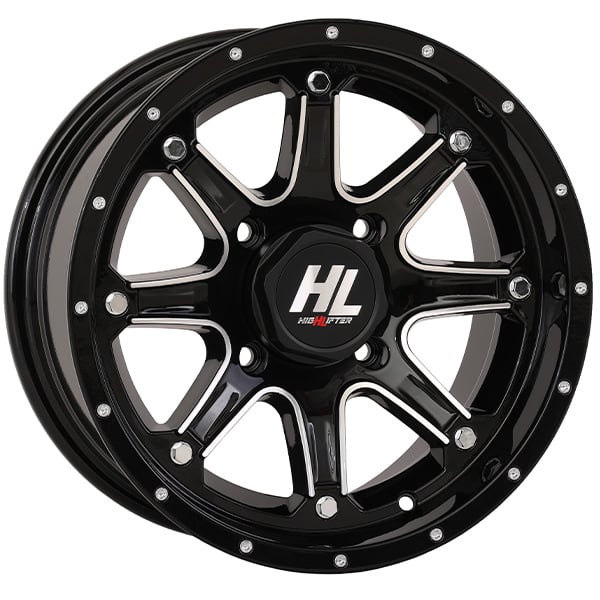 High Lifter HL4 Wheel - Gloss Black-Mach