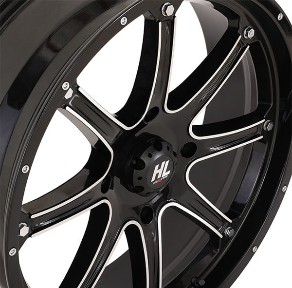 High Lifter HL4 Wheel - Gloss Black-Mach