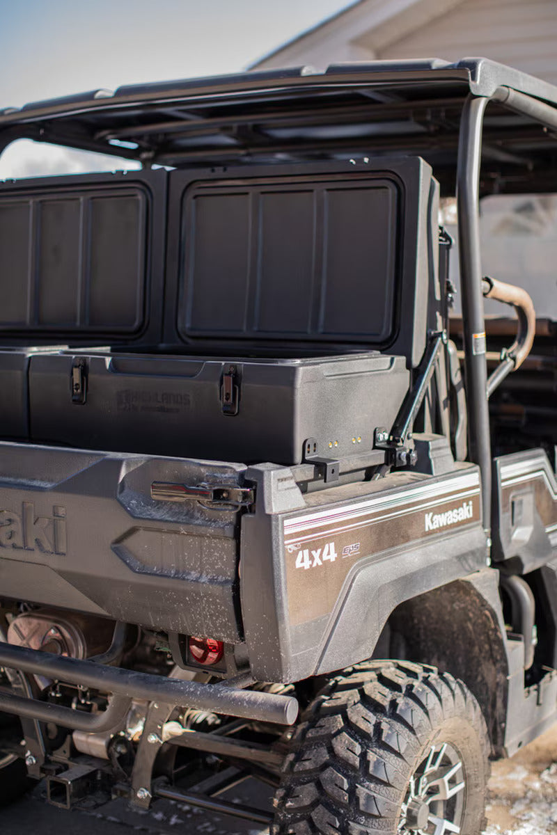 Highlands '15-'25 Kawasaki Mule Models Insulated UTV Rear Cargo Box