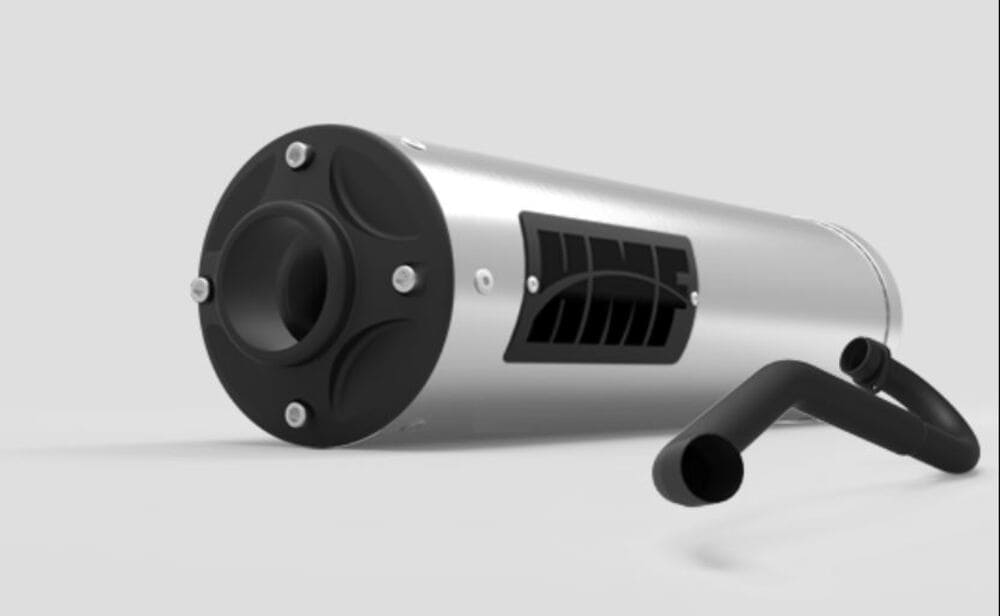 HMF '08-'10 Polaris RZR 800 Titan-QS Full Exhaust Systems - Blackout