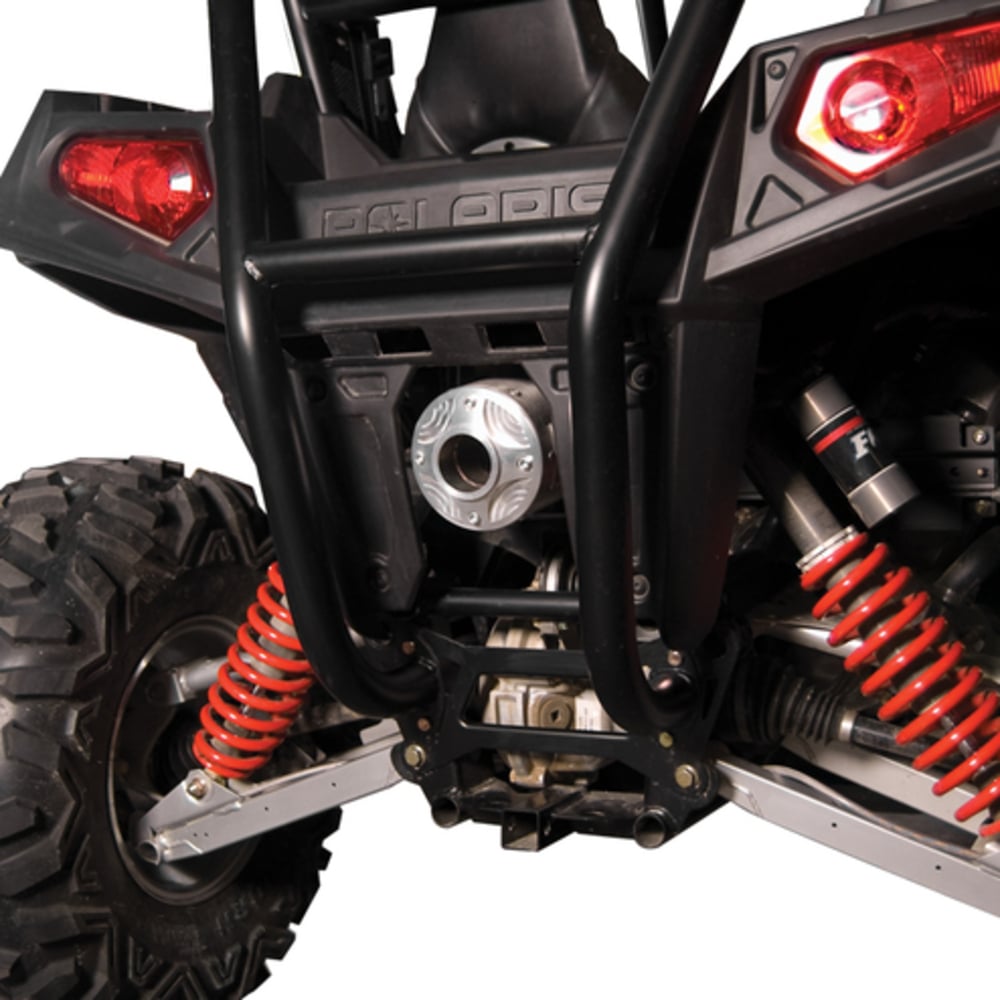 HMF '08-'10 Polaris RZR S 800 Titan-QS Full Exhaust Systems - Blackout