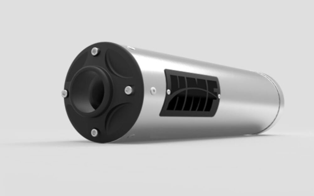 HMF '08-'13 Kawasaki Teryx Titan-QS Slip On Exhaust Systems - Blackout