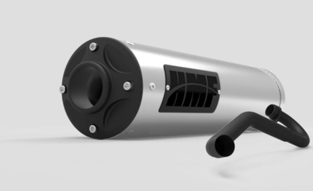 HMF '11-'14 Polaris RZR 800 Titan-QS Full Exhaust Systems - Blackout