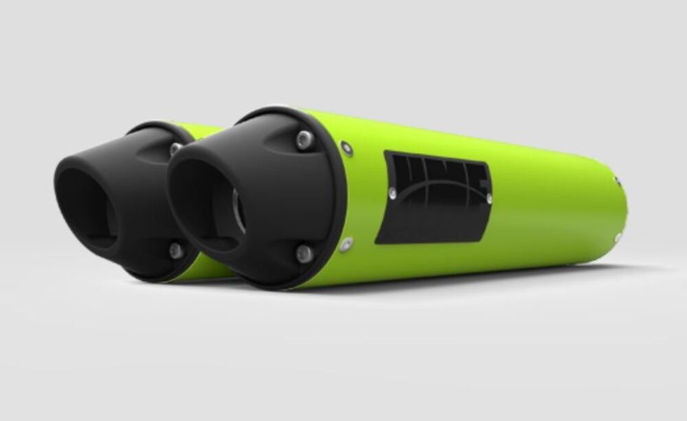 HMF '13-'18 Can-Am Maverick Performance Dual Slip On Exhaust Systems - Blackout