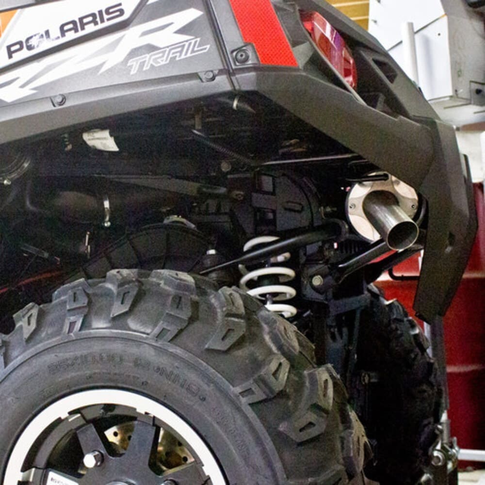 HMF '13-'22 Polaris RZR 570 Titan-XL Slip On Exhaust Systems - Blackout