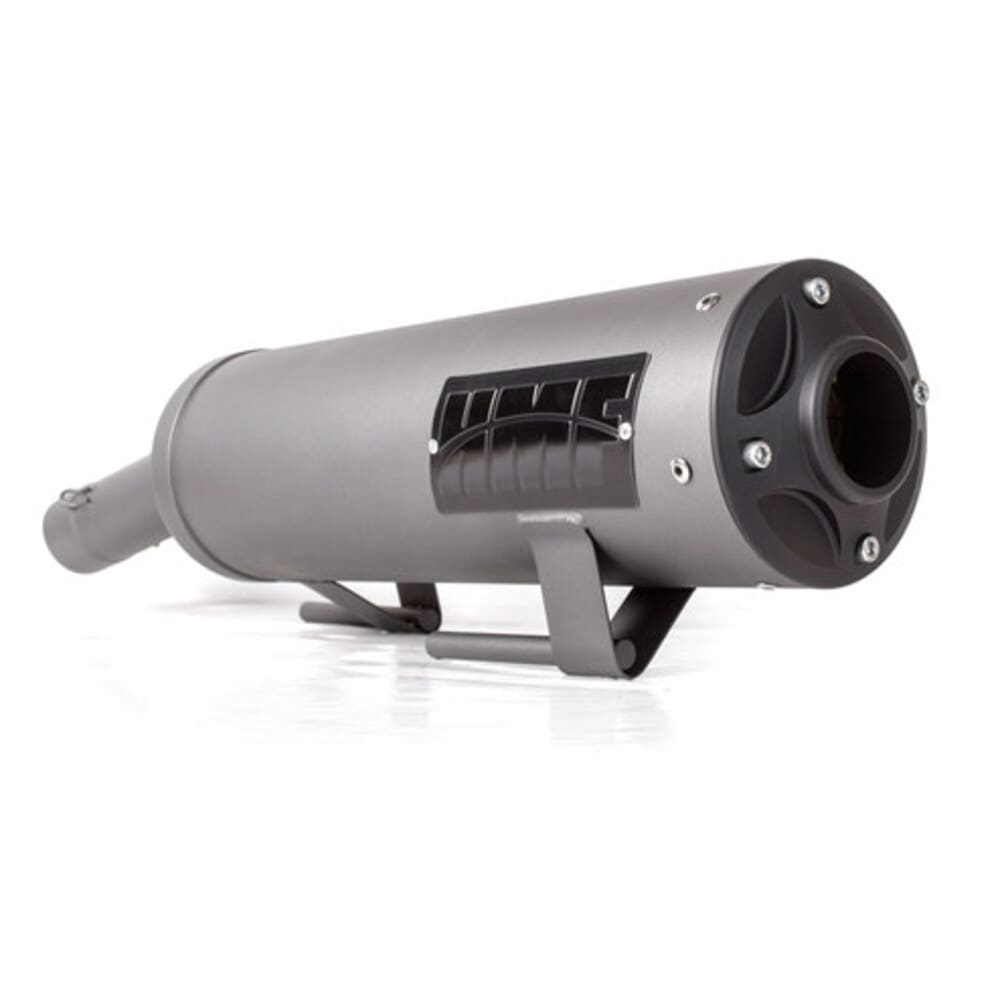 HMF '14-'21 Honda Pioneer 700 Titan Slip On Exhaust Systems - Blackout