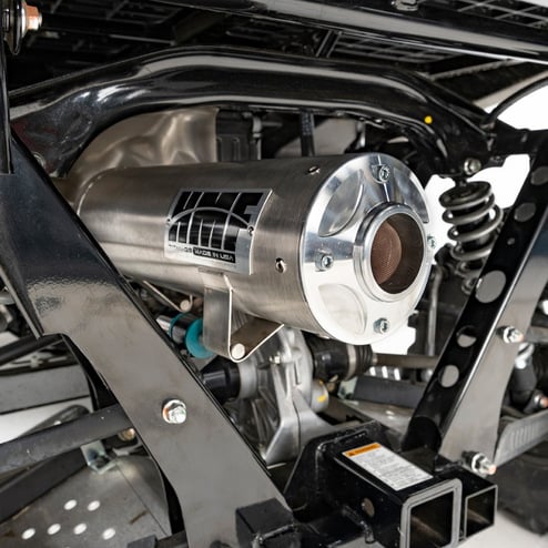 HMF '14-'21 Honda Pioneer 700 Titan-XL Slip On Exhaust Systems - Blackout