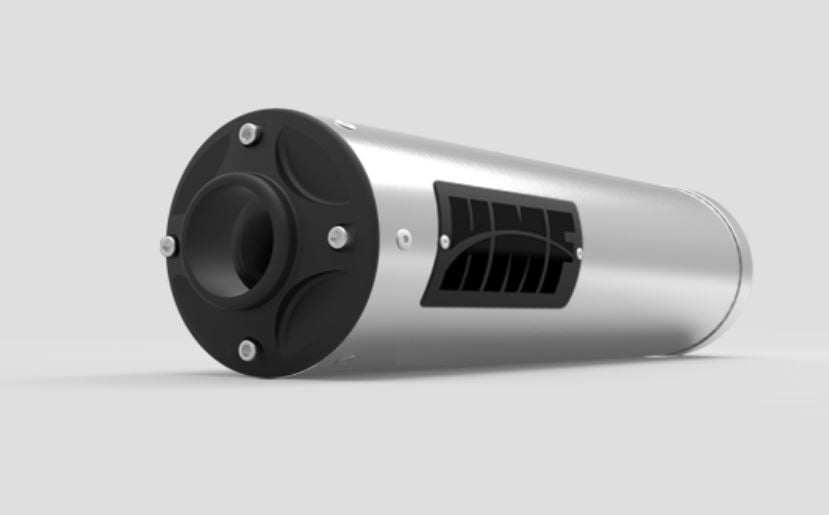 HMF '14-'21 Honda Pioneer 700 Titan-XL Slip On Exhaust Systems - Blackout