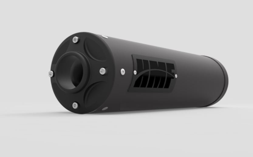 HMF '14-'21 Honda Pioneer 700 Titan-XL Slip On Exhaust Systems - Blackout