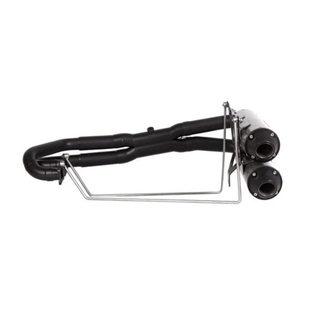 HMF '14 Polaris RZR XP 1000 Titan-QS Dual Full Exhaust Systems - Blackout