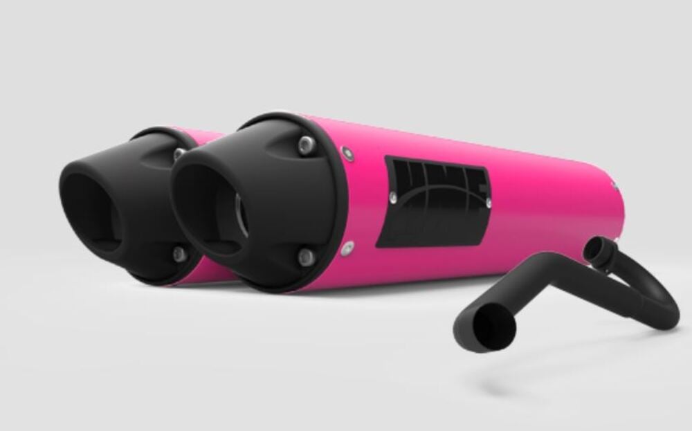 HMF '15-'17 Can-Am Maverick Performance Dual 3/4 Exhaust Systems - Blackout