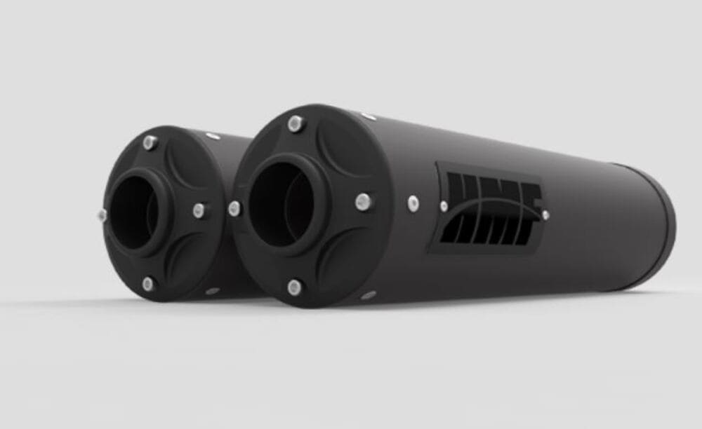 HMF '15-'17 Can-Am Maverick Titan-XL Slip On Exhaust Systems - Blackout