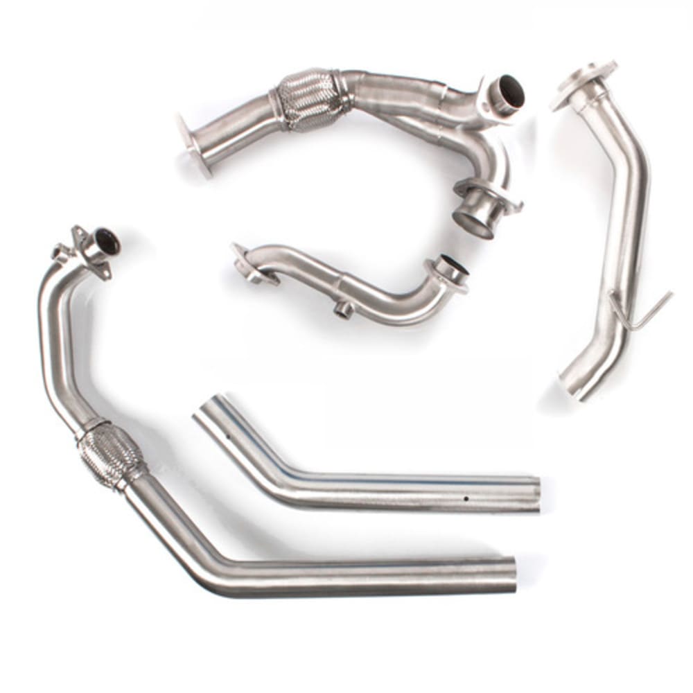 HMF '15-'17 Can-Am Maverick Turbo Forward Exhaust - Brushed