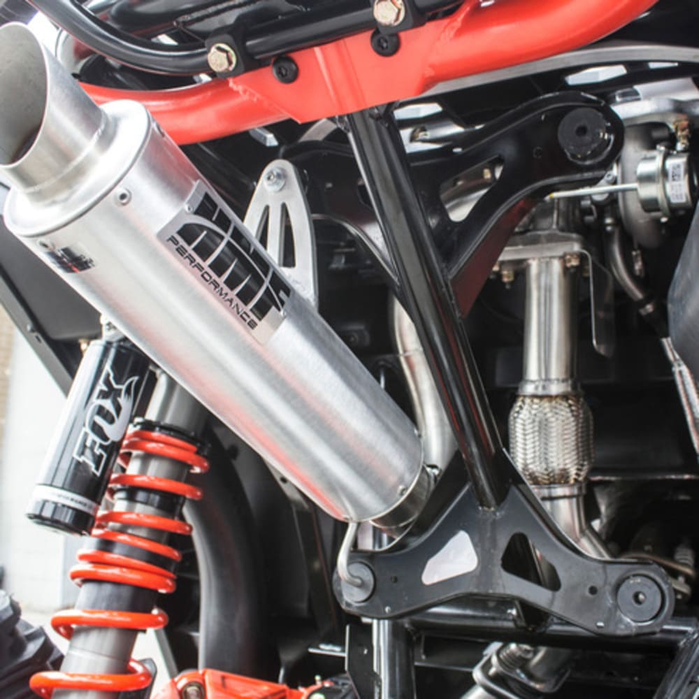 HMF '15-'17 Can-Am Maverick Turbo Race-Up Pipe - Brushed