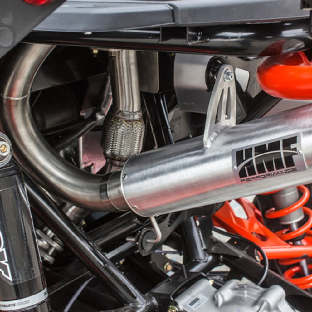 HMF '15-'17 Can-Am Maverick Turbo Race-Up Pipe - Brushed