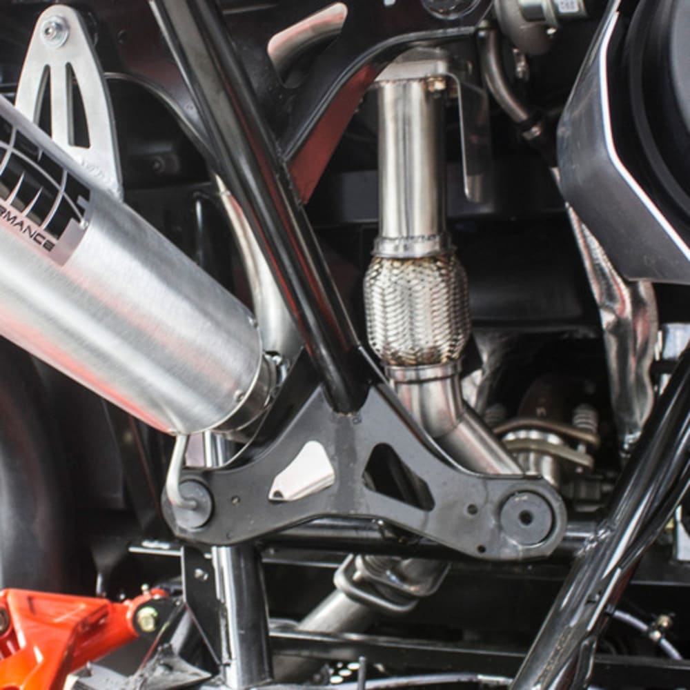 HMF '15-'17 Can-Am Maverick Turbo Race-Up Pipe - Brushed