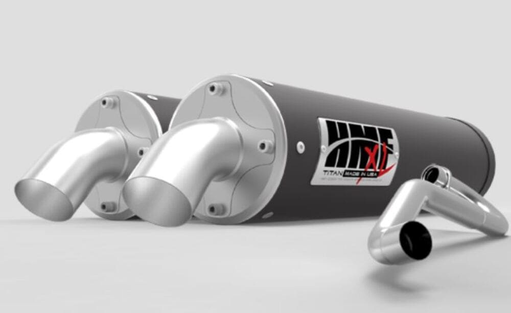HMF '15-'20 Polaris RZR S 900 Trail/XC Titan-XL Dual Full Exhaust Systems