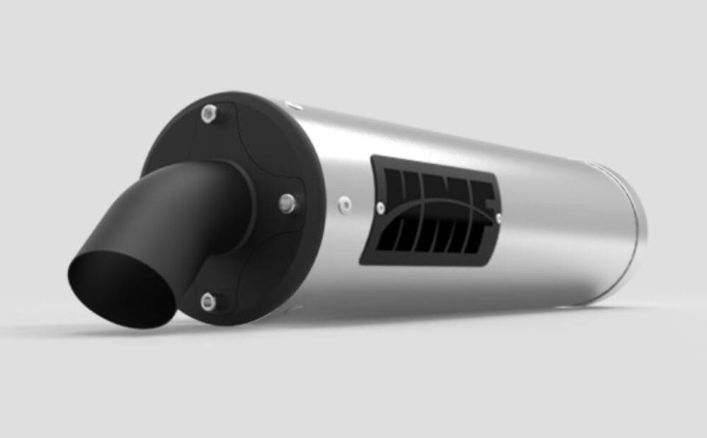 HMF '15-'22 Polaris General Titan-XL Slip On Exhaust Systems - Blackout