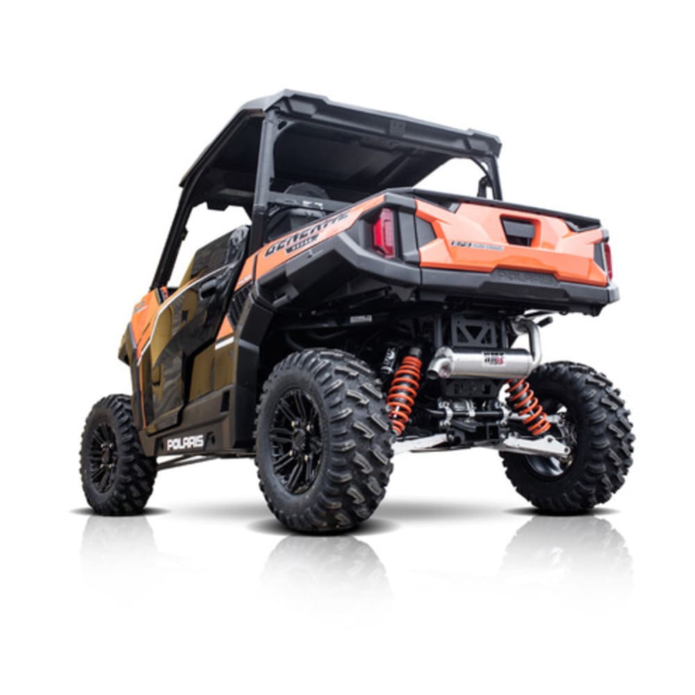 HMF '15-'22 Polaris General Titan-XL Slip On Exhaust Systems - Blackout