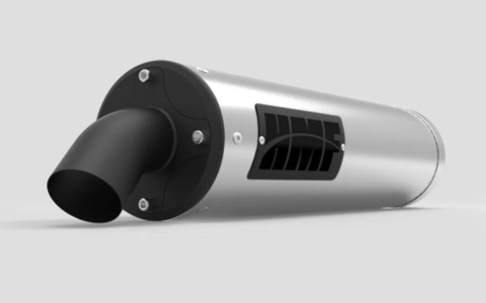 HMF '15-'22 Polaris RZR XP 1000 Titan-QS Slip On Exhaust Systems - Blackout