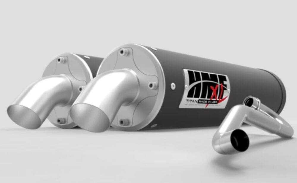 HMF '16-'21 Polaris RZR XP 4 Turbo Titan-XL Dual Full (Turbo Back) Exhaust Systems