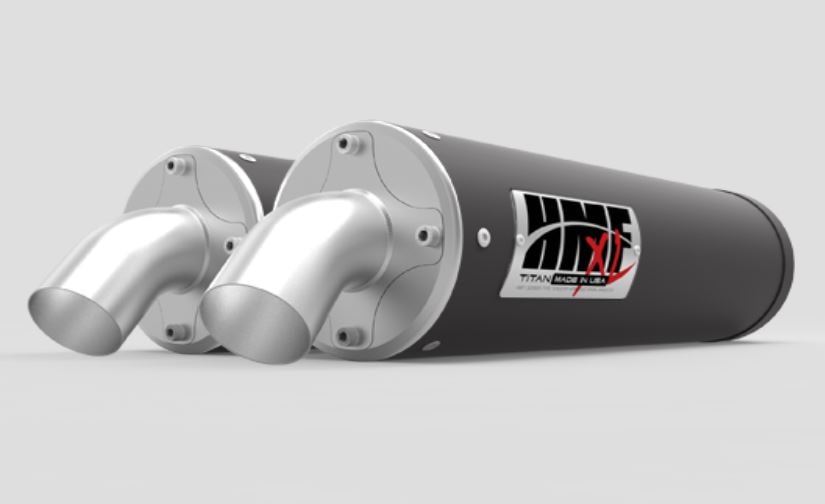 HMF '16-'21 Polaris RZR XP 4 Turbo Titan-XL Dual Slip On Exhaust Systems