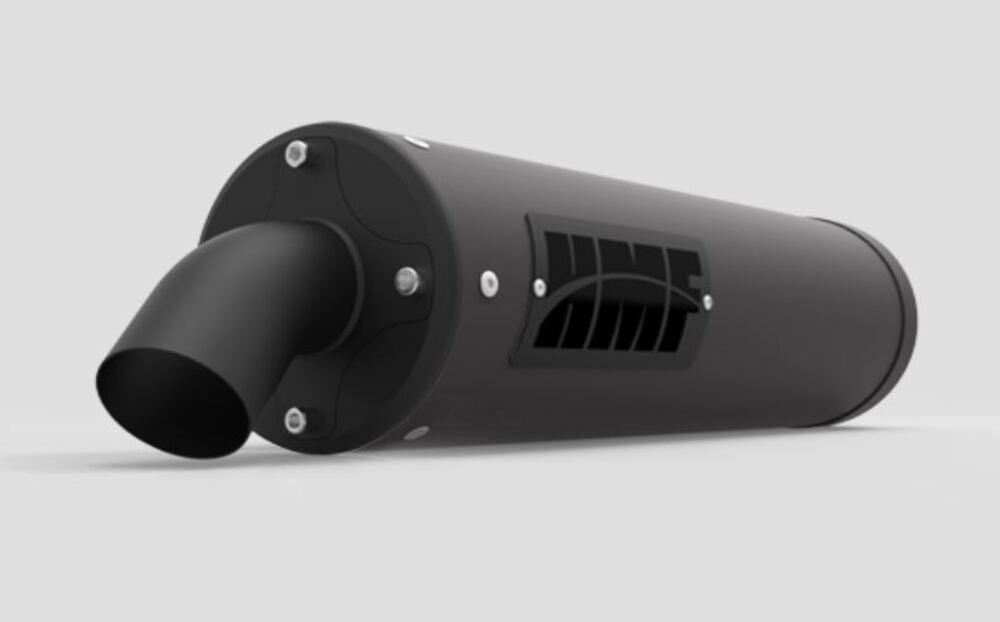 HMF '16-'23 Honda Pioneer 1000 Titan Slip On Exhaust Systems - Blackout