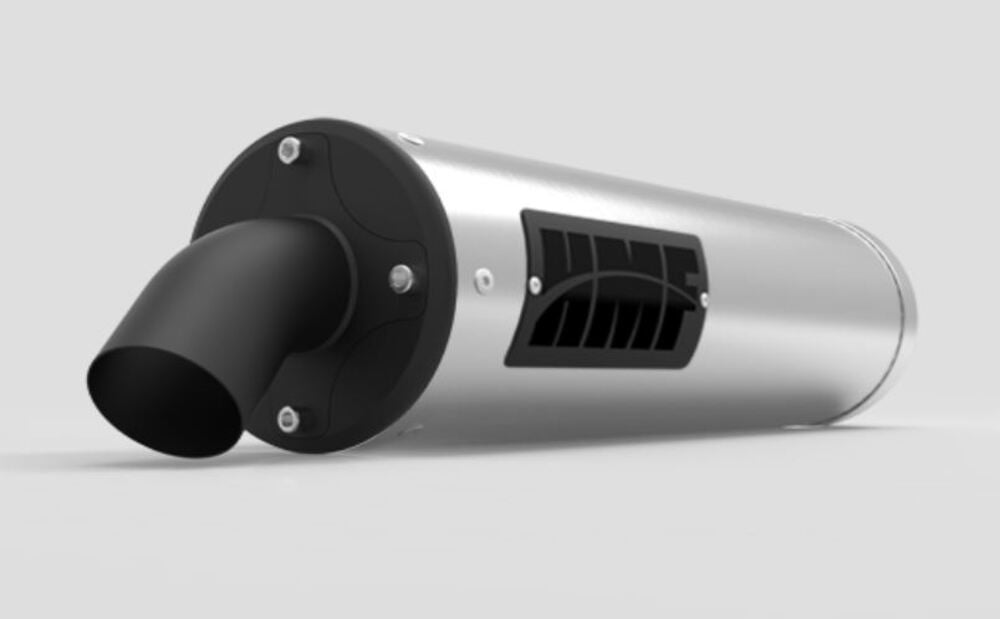 HMF '16-'23 Honda Pioneer 1000 Titan Slip On Exhaust Systems - Blackout