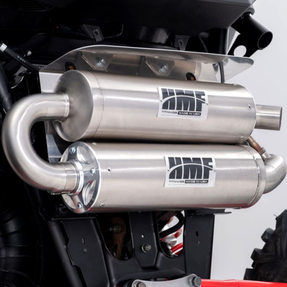 HMF '18-'22 Polaris RZR RS1 Titan-QS Twin Loop Exhaust Systems