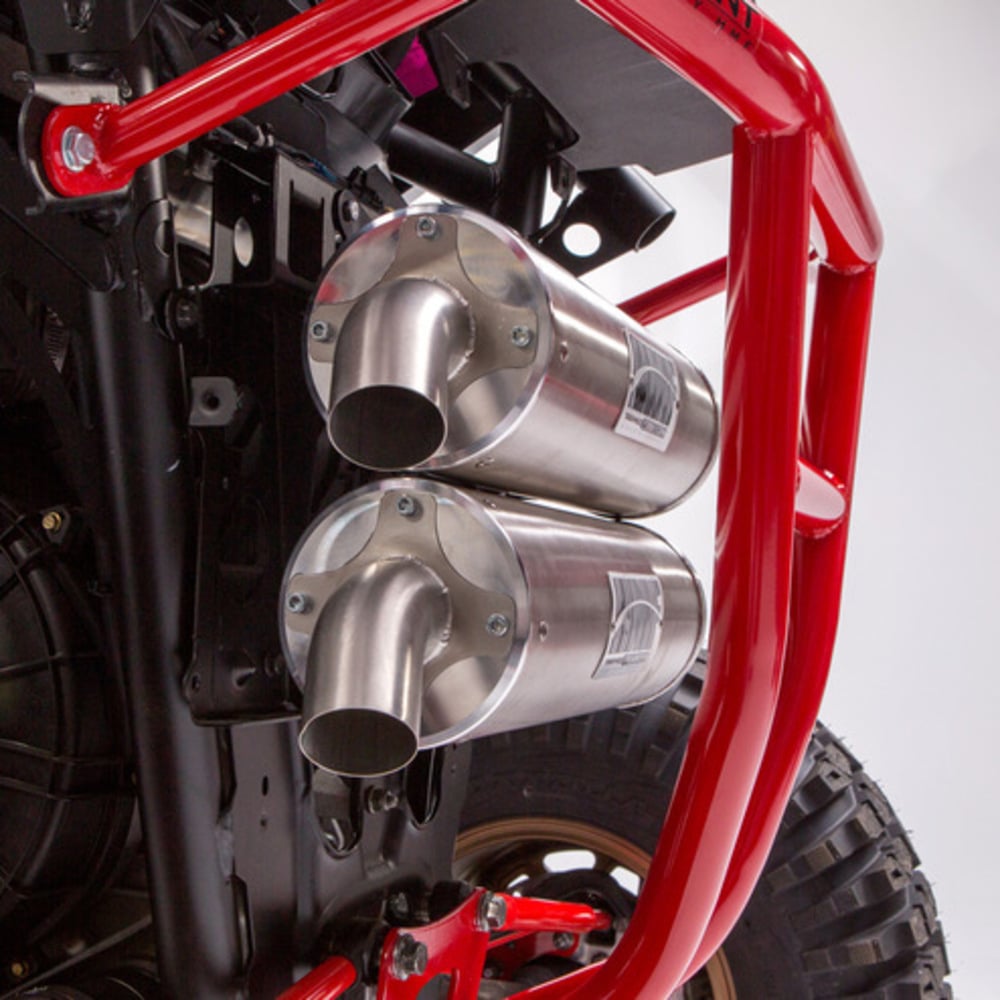 HMF '18-'22 Polaris RZR RS1 Titan-XL Dual Full Exhaust Systems