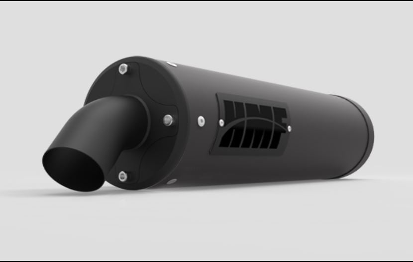 HMF '19-'23 Honda Talon 1000R/X Slip On Exhaust Systems - Blackout