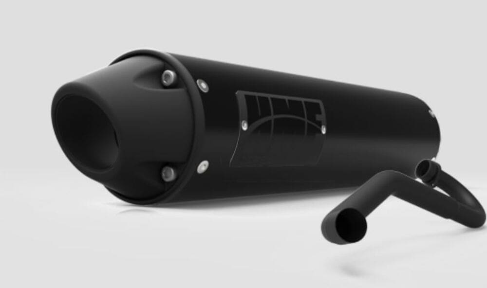 HMF Can-Am Maverick Performance Big Core 3/4 Exhaust System - Blackout