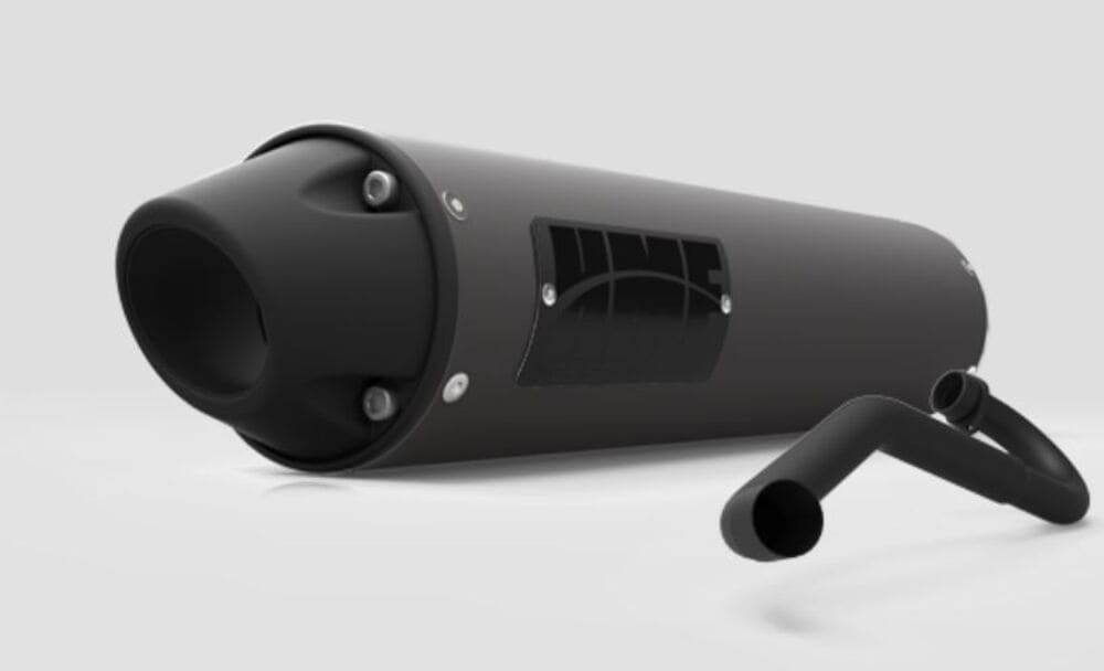 HMF Can-Am Maverick Performance Big Core 3/4 Exhaust System - Blackout