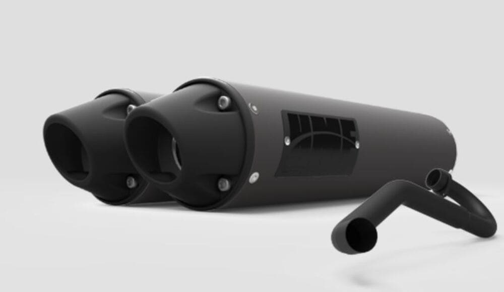 HMF Can-Am Maverick Performance Dual Full Exhaust Systems - Blackout