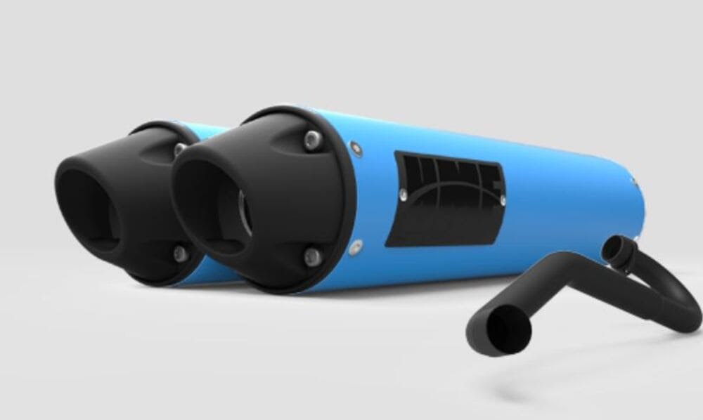 HMF Can-Am Maverick Performance Dual Full Exhaust Systems - Blackout