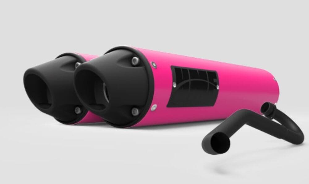 HMF Can-Am Maverick Performance Dual Full Exhaust Systems - Blackout