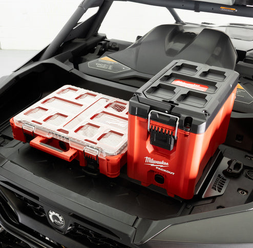 HMF Can-Am Maverick R Bed Rack for Milwaukee Packout