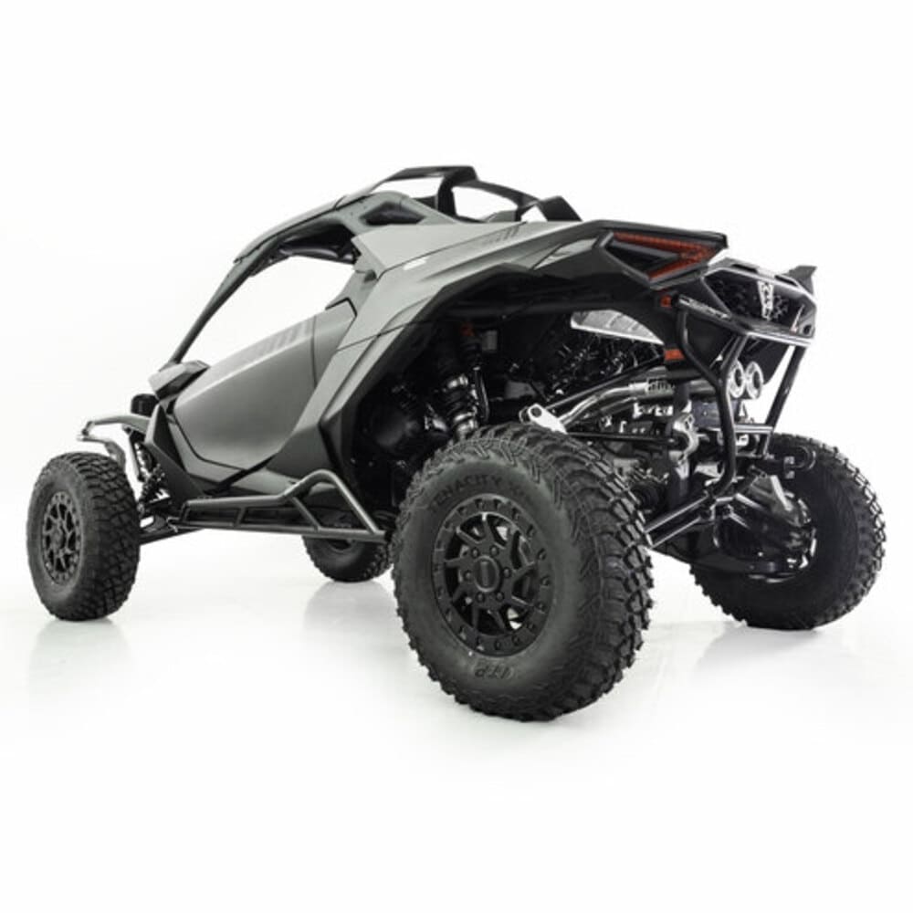 HMF Can-Am Maverick R Big Core Dual Turbo Back Exhaust Systems