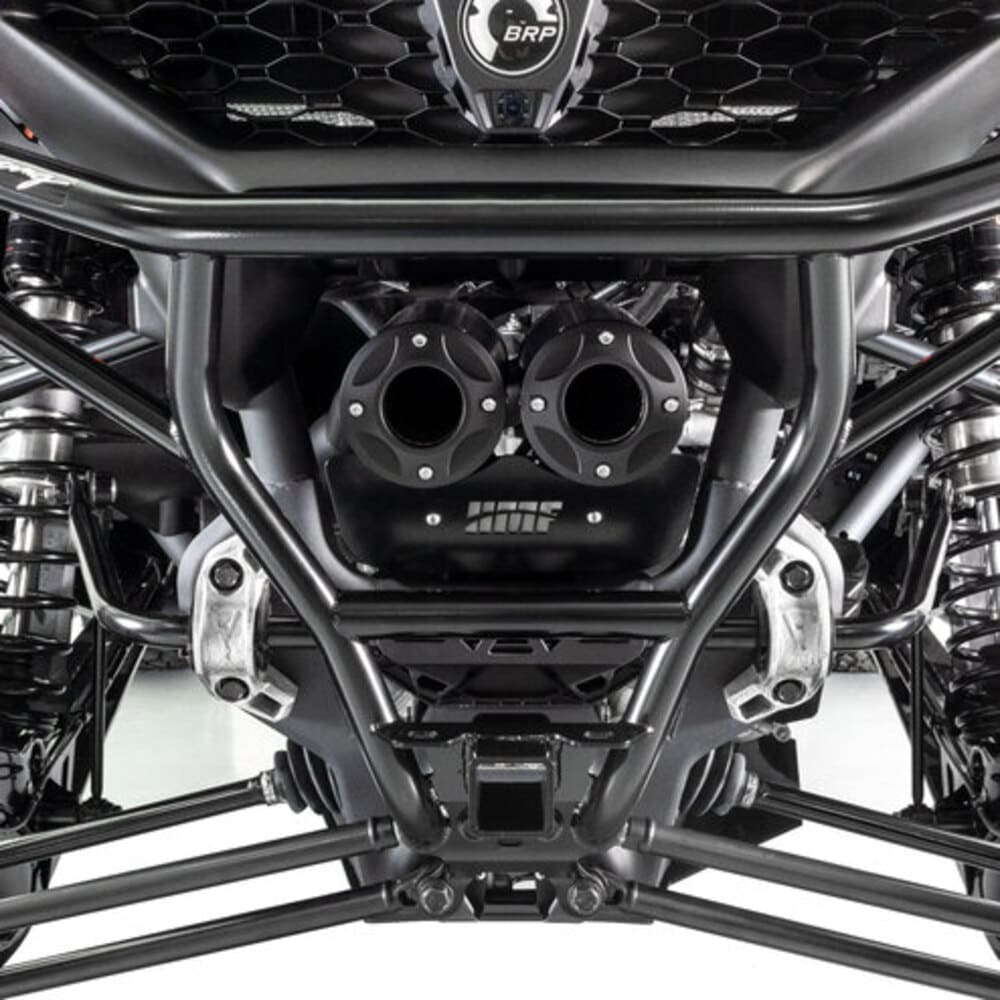 HMF Can-Am Maverick R Big Core Dual Turbo Back Exhaust Systems