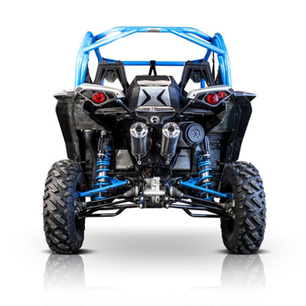 HMF Can-Am Maverick XDS Turbo Titan-QS Dual Slip On Exhaust System
