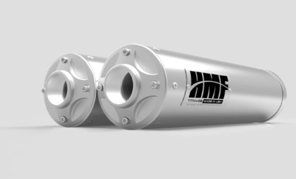 HMF Can-Am Maverick XDS Turbo Titan-QS Dual Slip On Exhaust System