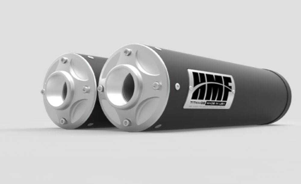 HMF Can-Am Maverick XDS Turbo Titan-QS Dual Slip On Exhaust System