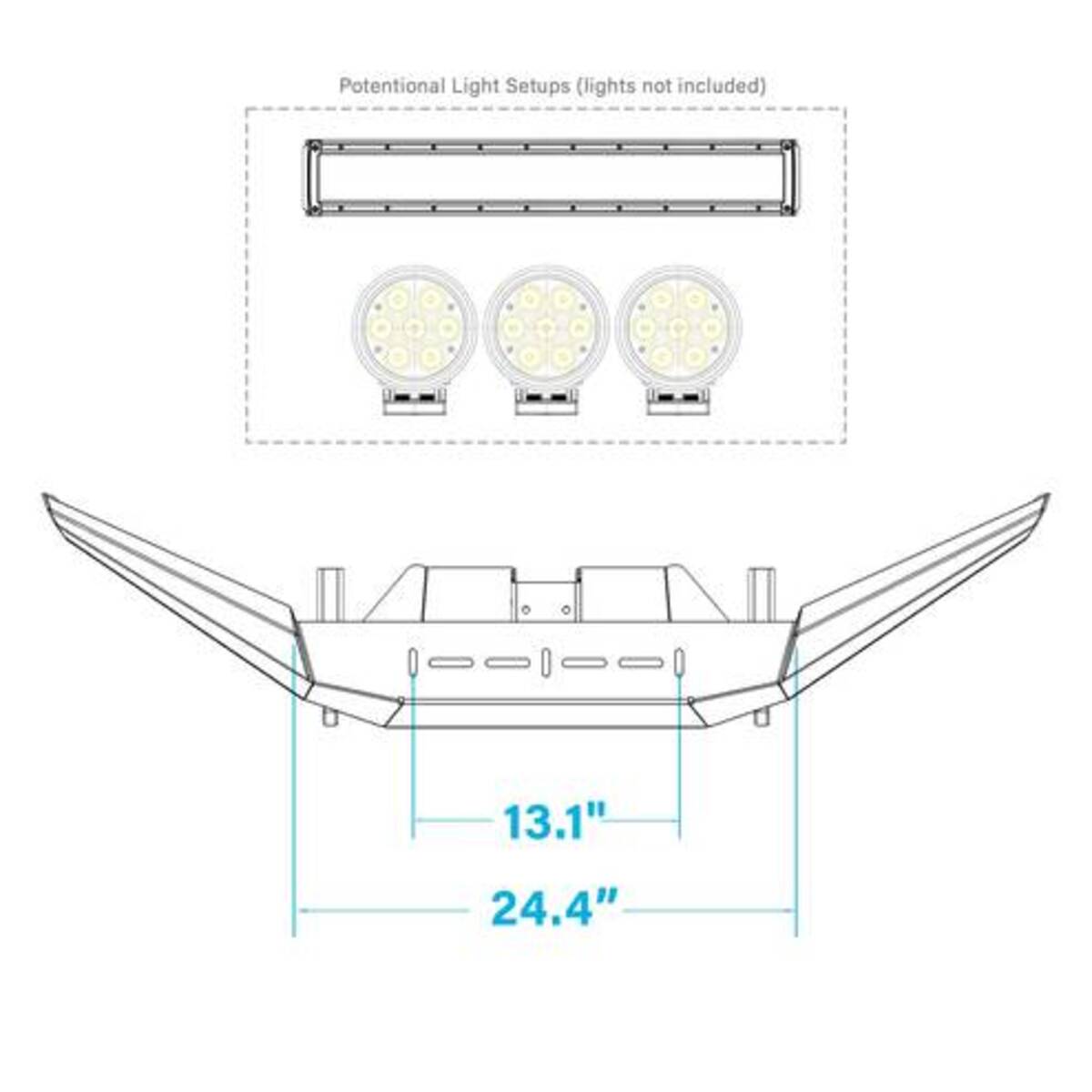 HMF Polaris Xpedition AD Front Bumper