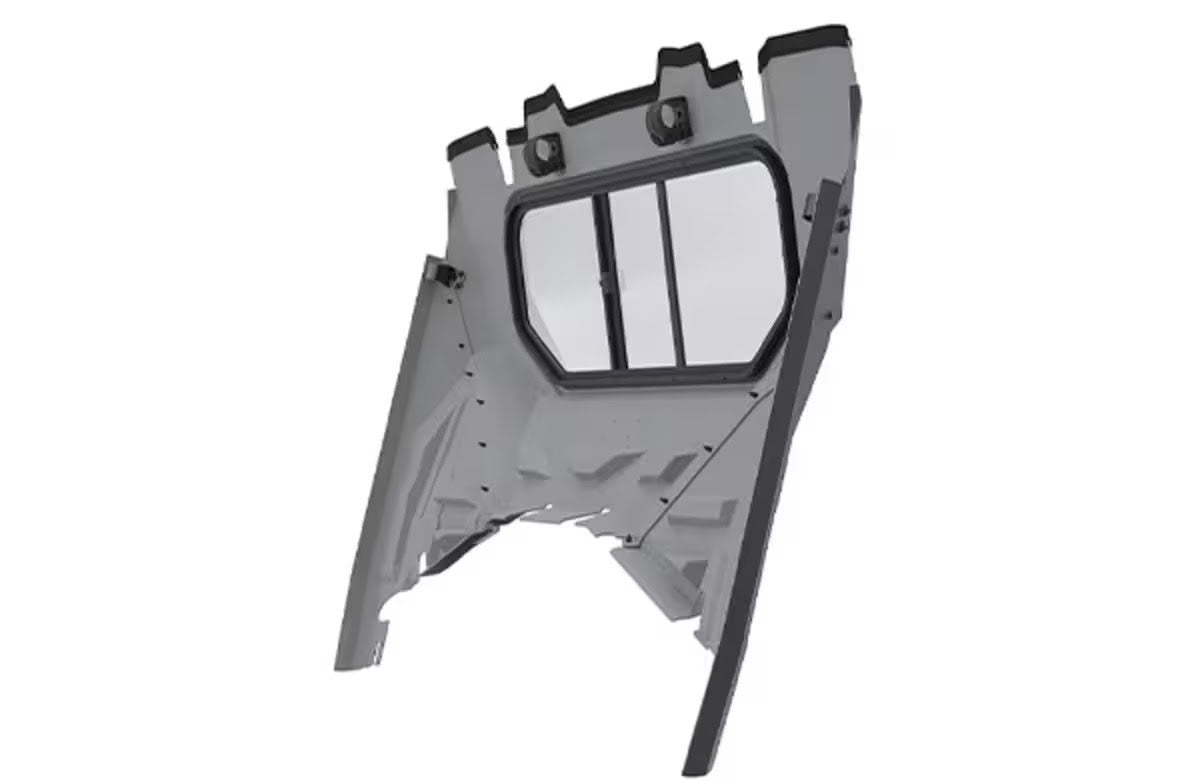 Honda '25 Pioneer 1000 Hard Rear Panel - Gray/Black