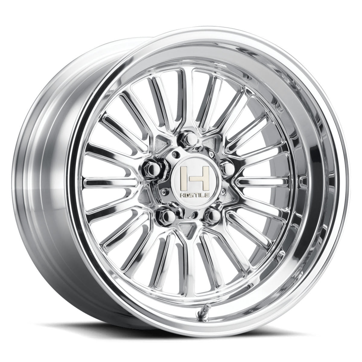 Hostile H127 Titan 5 Lug UTV Wheel - Polished