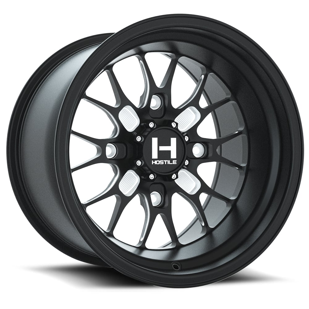 Hostile HF11 Boost UTV Forged Wheel - Gloss Black Milled