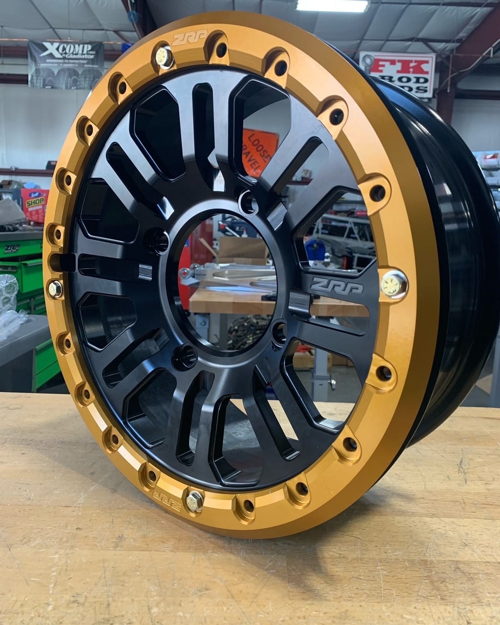 APEX Forged Beadlock Wheel 15"x5.5" Can Am 4x137 Bolt Pattern